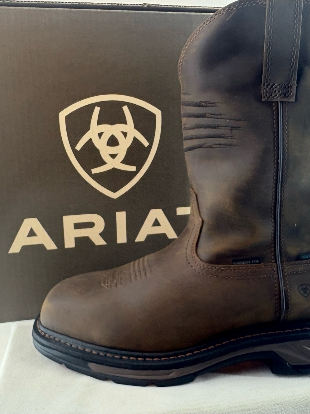 Ariat Working Patriot Waterproof / composite toe mens size 8EE NIB